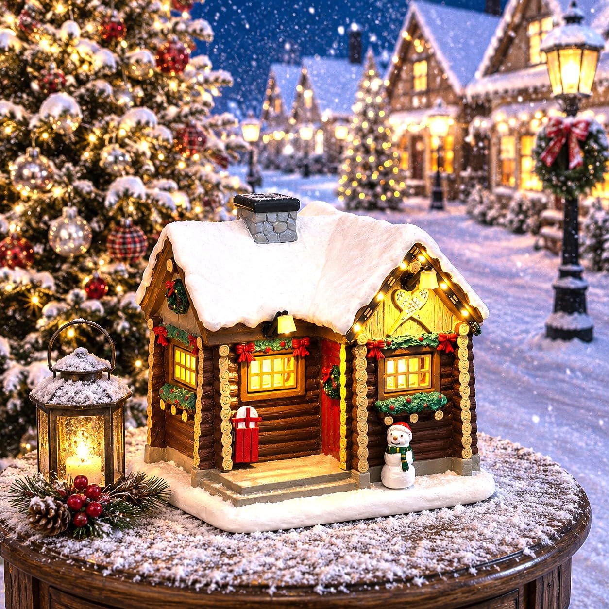 Lemax, Cabane de raquettes à neige, Accents de table, #64680