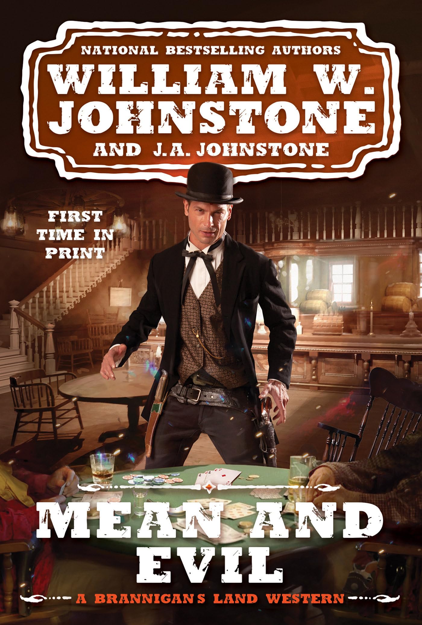 Cover of Mean and Evil (A Brannigan's Land Western)