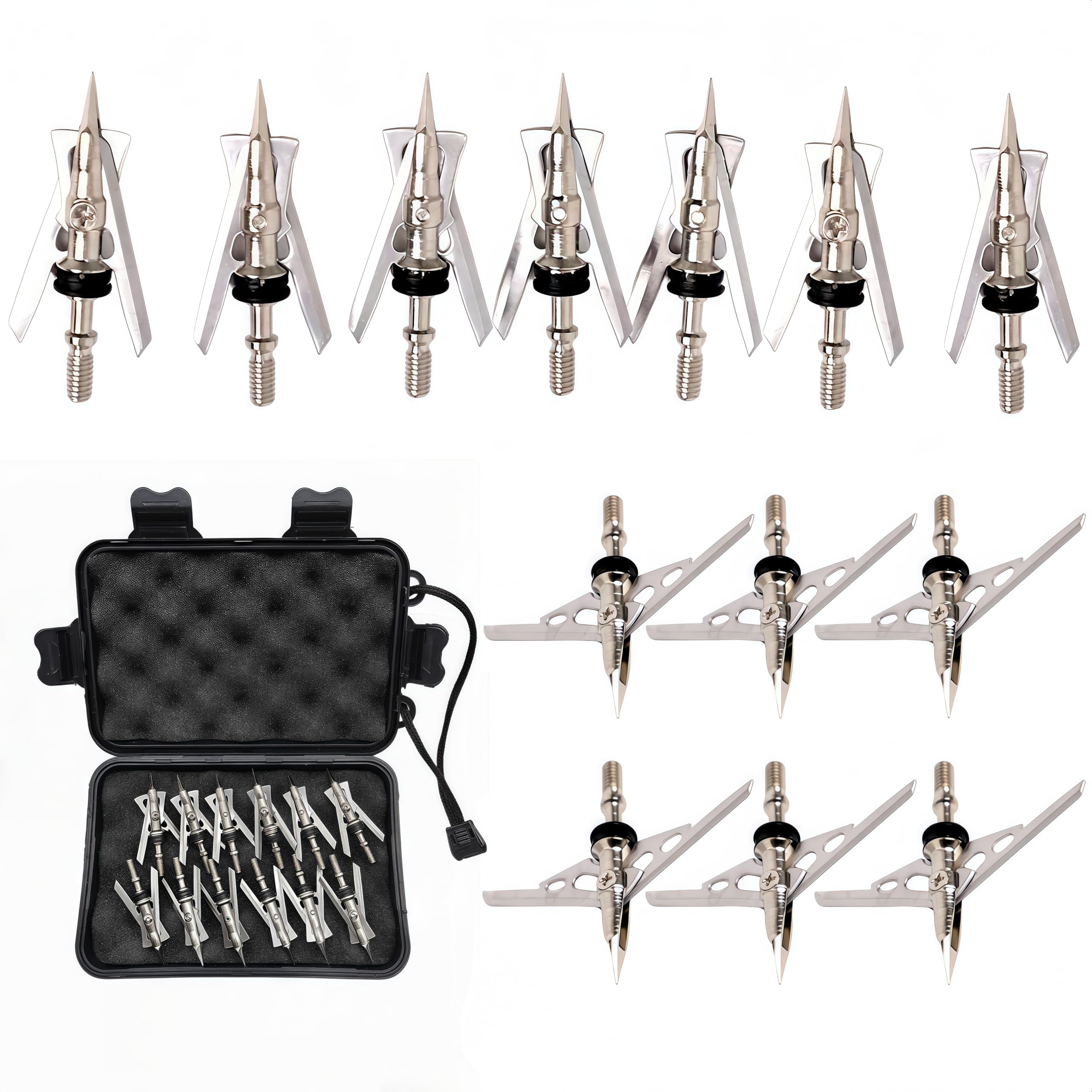 Colère 4- Nouveau Produit de tir à l'arc 2-Lame arrière monté Arc Chasse Balle mécanique avec 2 '' diamètre de Coupe -12composite Arc Chasse Arc spécial 100 Grain est livré avec Une boîte