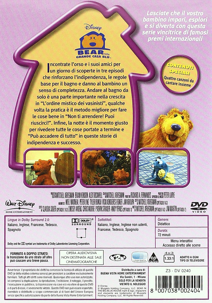 Bear nella grande casa blu - Non sono più un bebè Volume 01