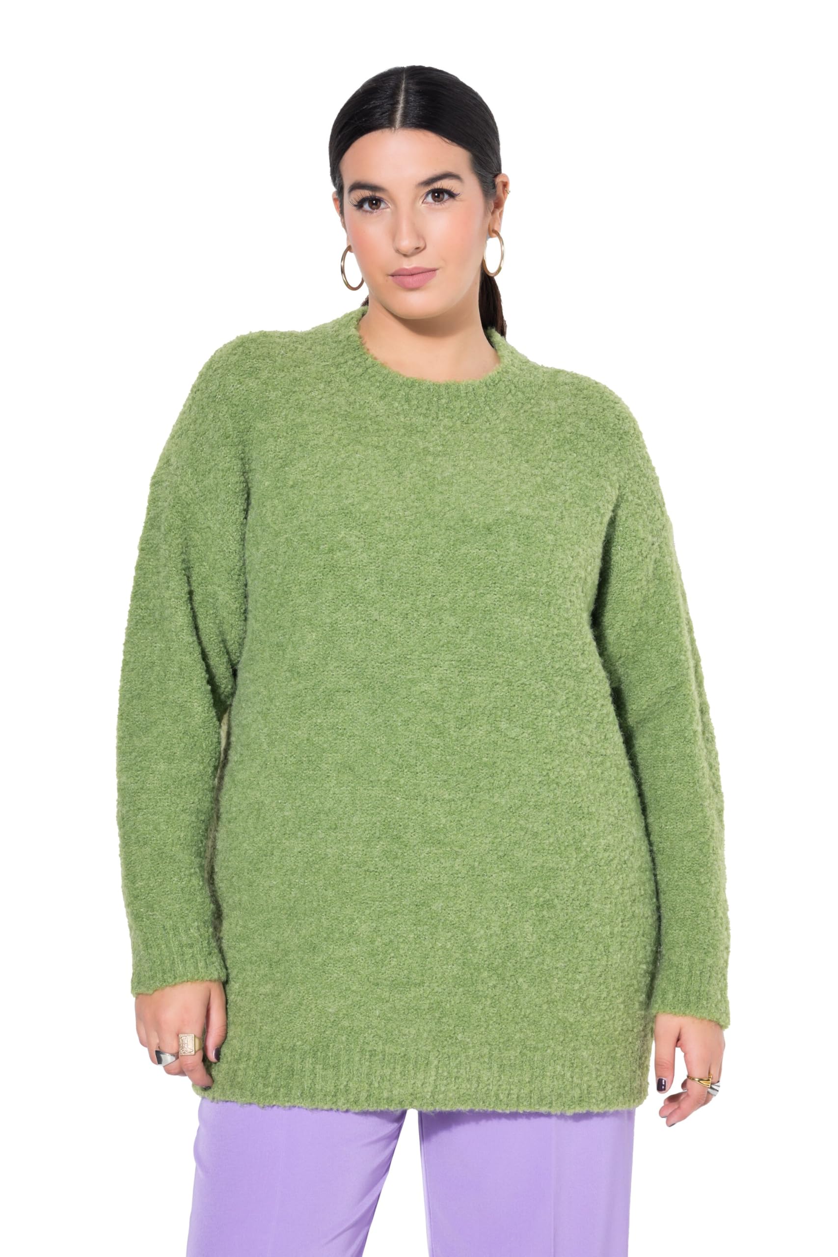 Studio Untold Damen große Größen Übergrößen Plus Size Pullover, Oversize Shape, Flauschstrick 847559