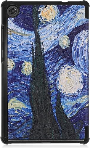 Vista 43 de Funda ligera Smart Trifold Stand para Lenovo Tab M8 (2ª generación) 2019 Release Baby Blue Azul bebé