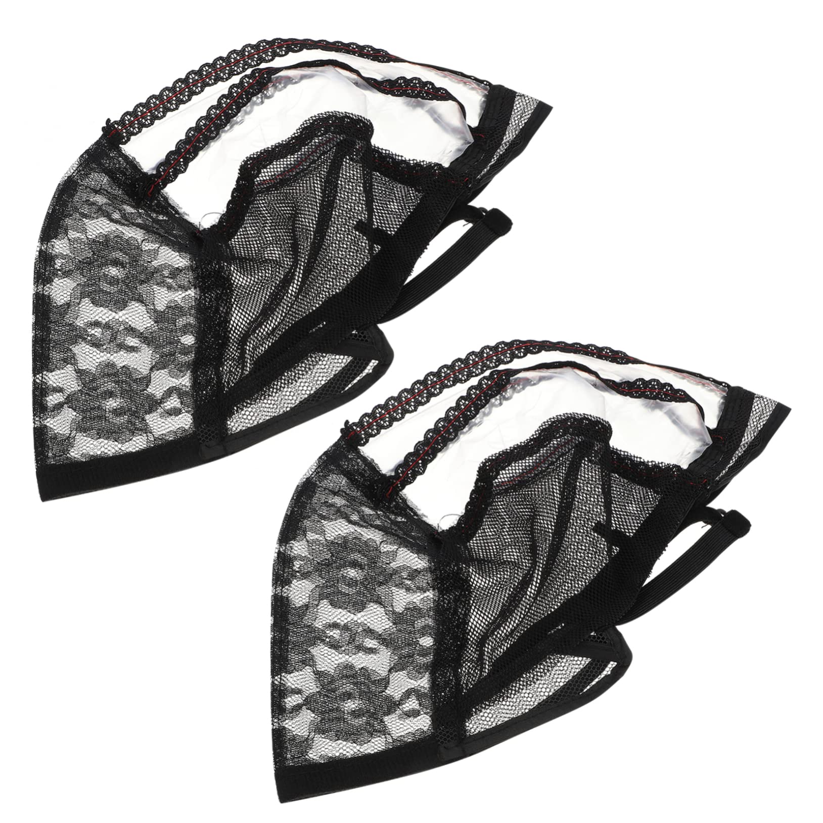 Didiseaon Ultra-thin Wig Mesh Cap 2 Pack Wig Hair Net Head Cover for Women Breathable Polyester