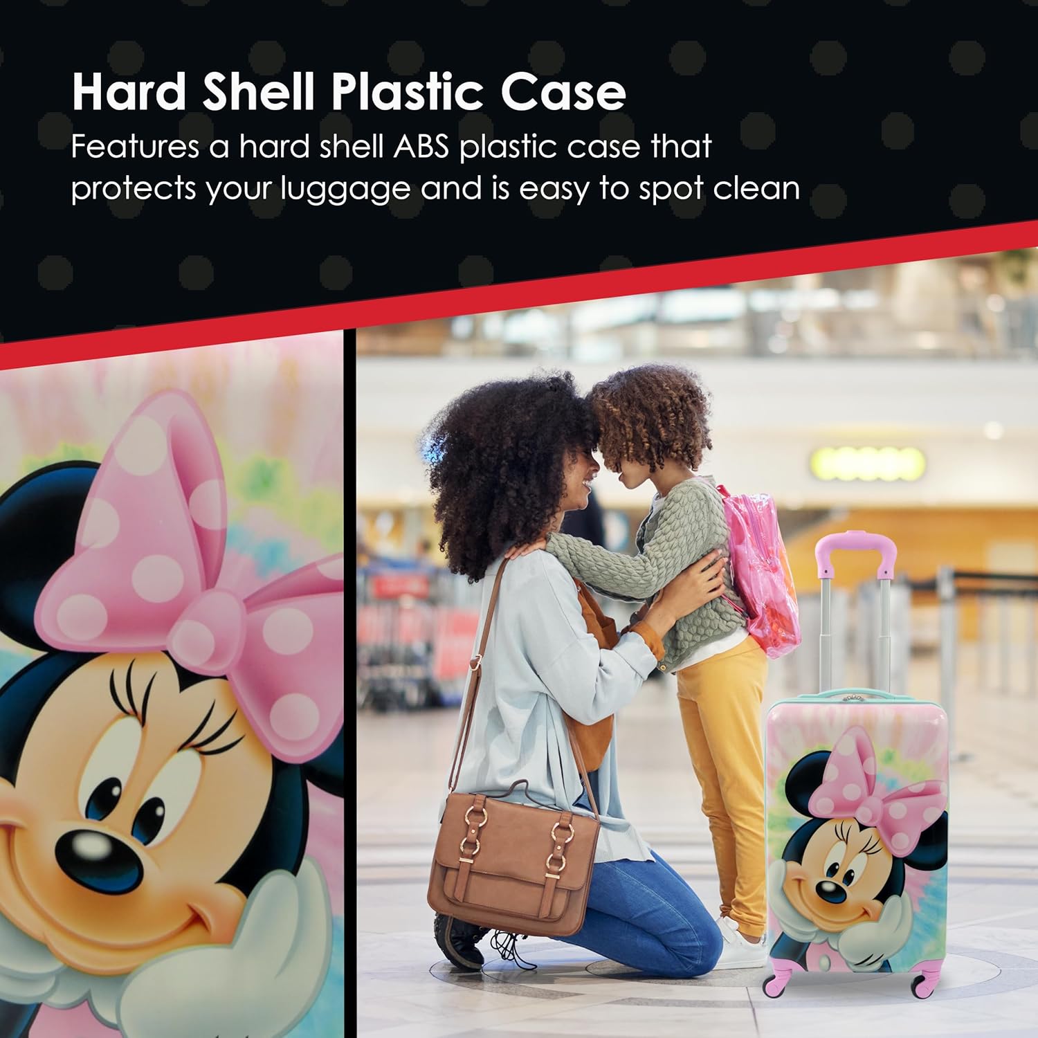 FUL Disney Minnie Mouse Kids Carry On Luggage, Tie UK Ubuy