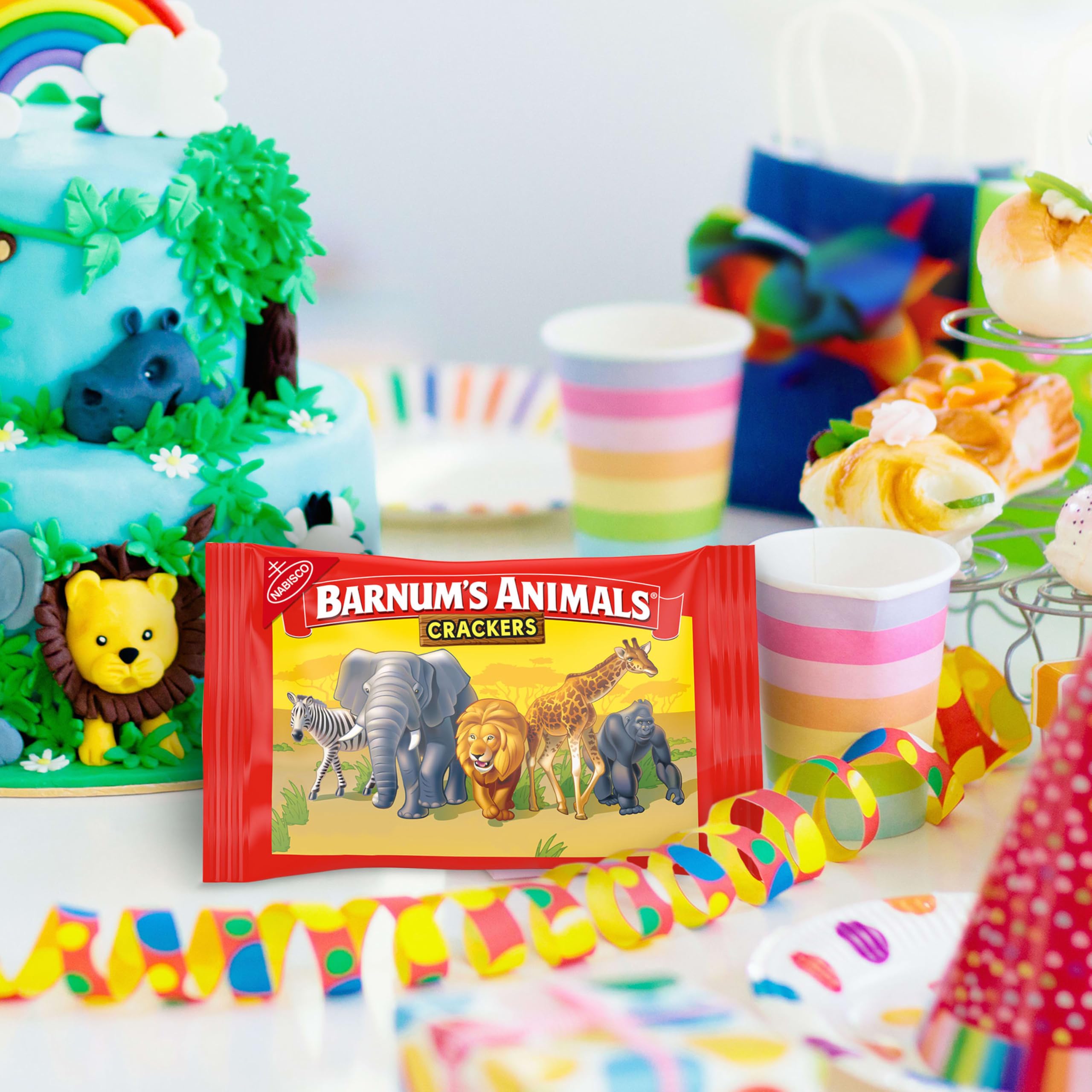 BARNUMS Original Animal Crackers Kids Snacks 10 Snack Packs — view 8