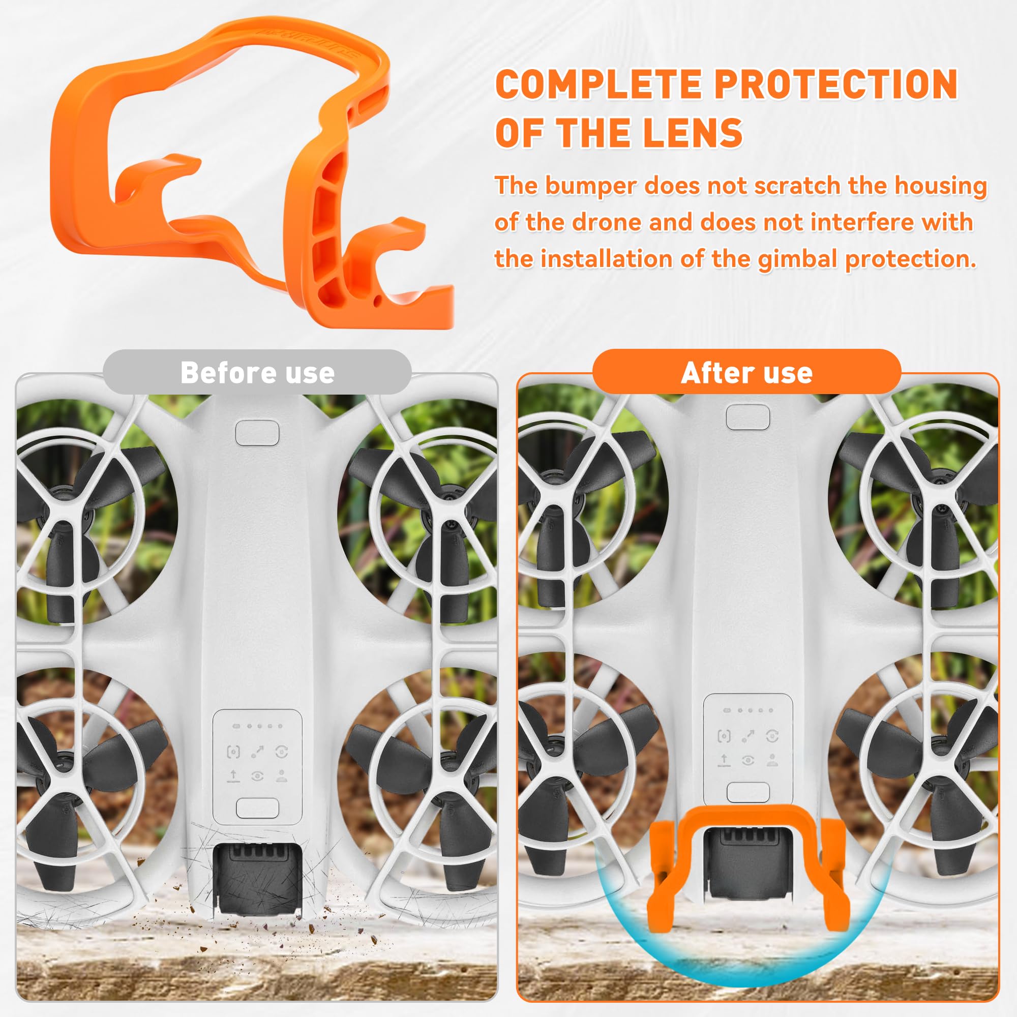 Gimbal Anti-Collision Protector for DJI Neo Accessories,Suitable for DJI NEO Insurance Bumper Gimbal Lens Scratch Protection Accessories - Image 3