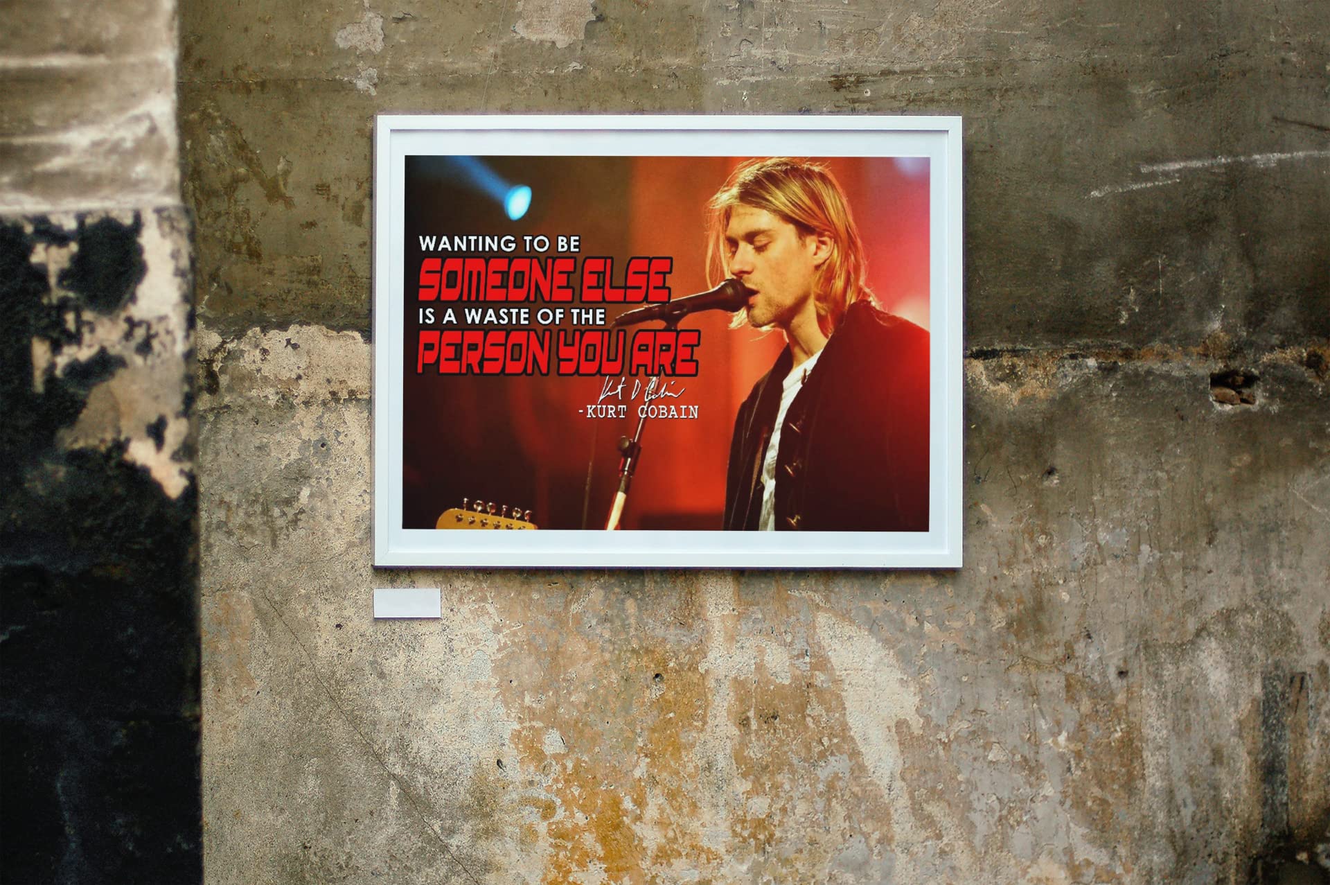 Amazon.co.jp: Kurt Cobain ポスター ニルヴァーナ バンド ポスター