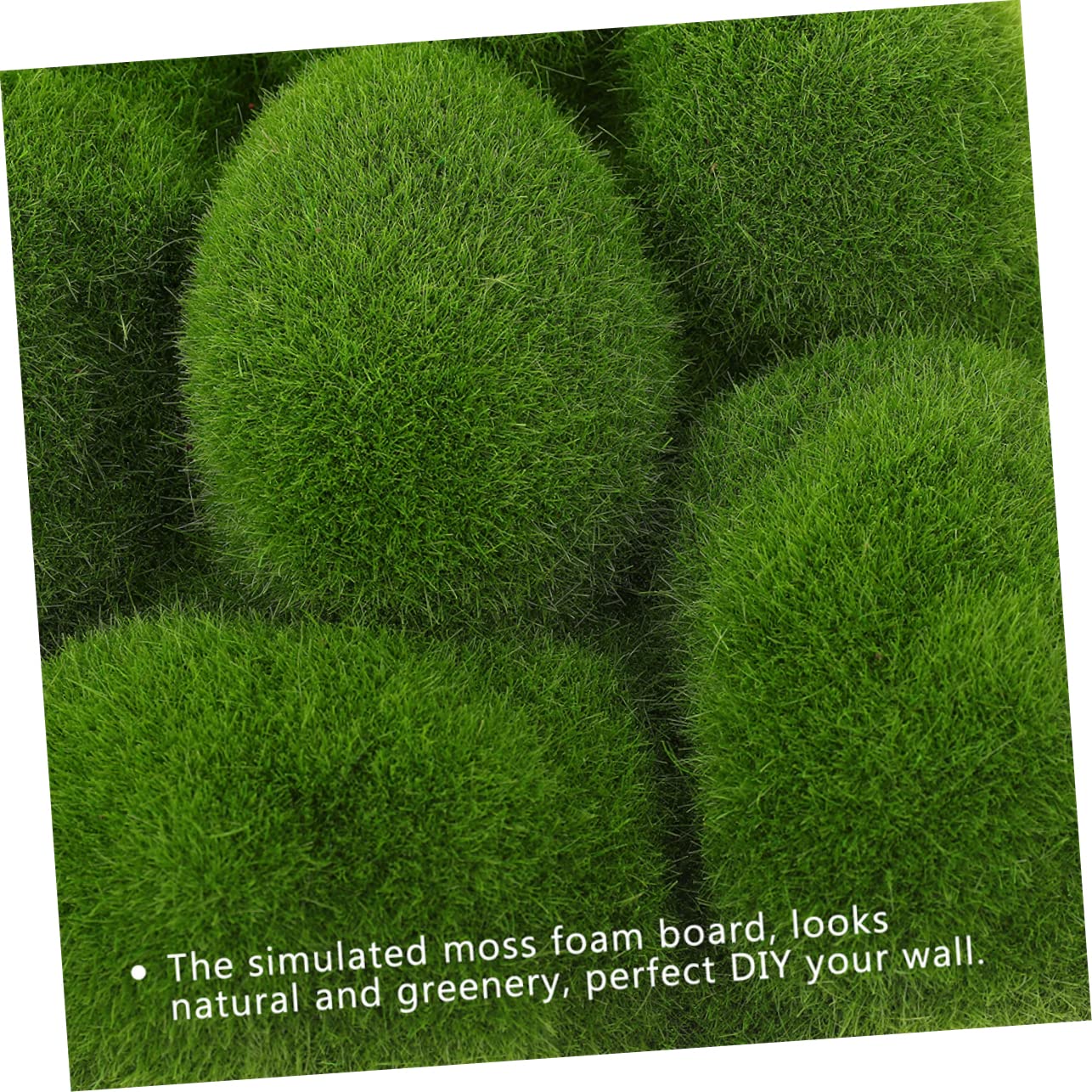 DECHOUS 6pièces Décoration Mousse Artificielle De Sphaigne Panneau De Plantes Végétales pour Fond De Mur Naturel pour Maison Et Événements