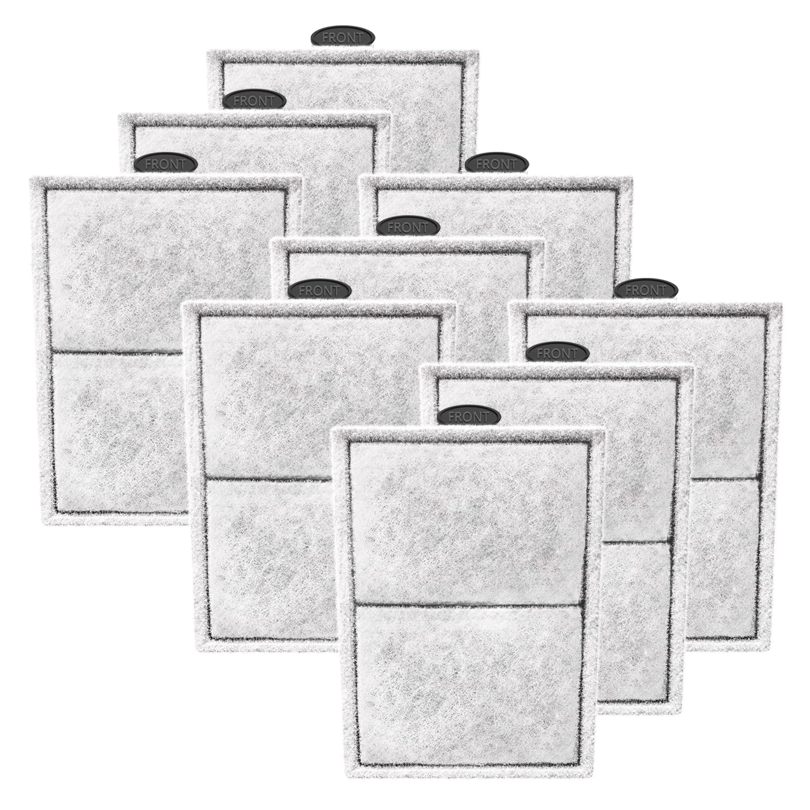 Pryitier 9 Pack PF-L Filter Cartridges Replacement Fish Tank Refill with Zeolite Compatible with PF20, PF30, PF40 and PF75 Power Filters