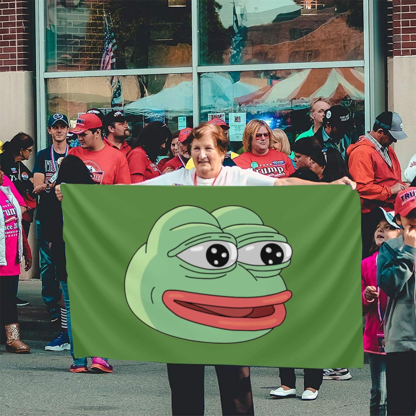 Pepe The Frog Thinking Polyester Indoor Outdoor 3 Feet X | Desertcart  Seychelles