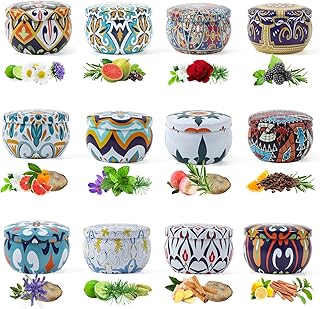 Sponsored Ad - Candles, Scented Candles Gift Set for Women, 12 Pack Soy Candles for Home Scented, 2.5 Oz Jar Candles, Port...