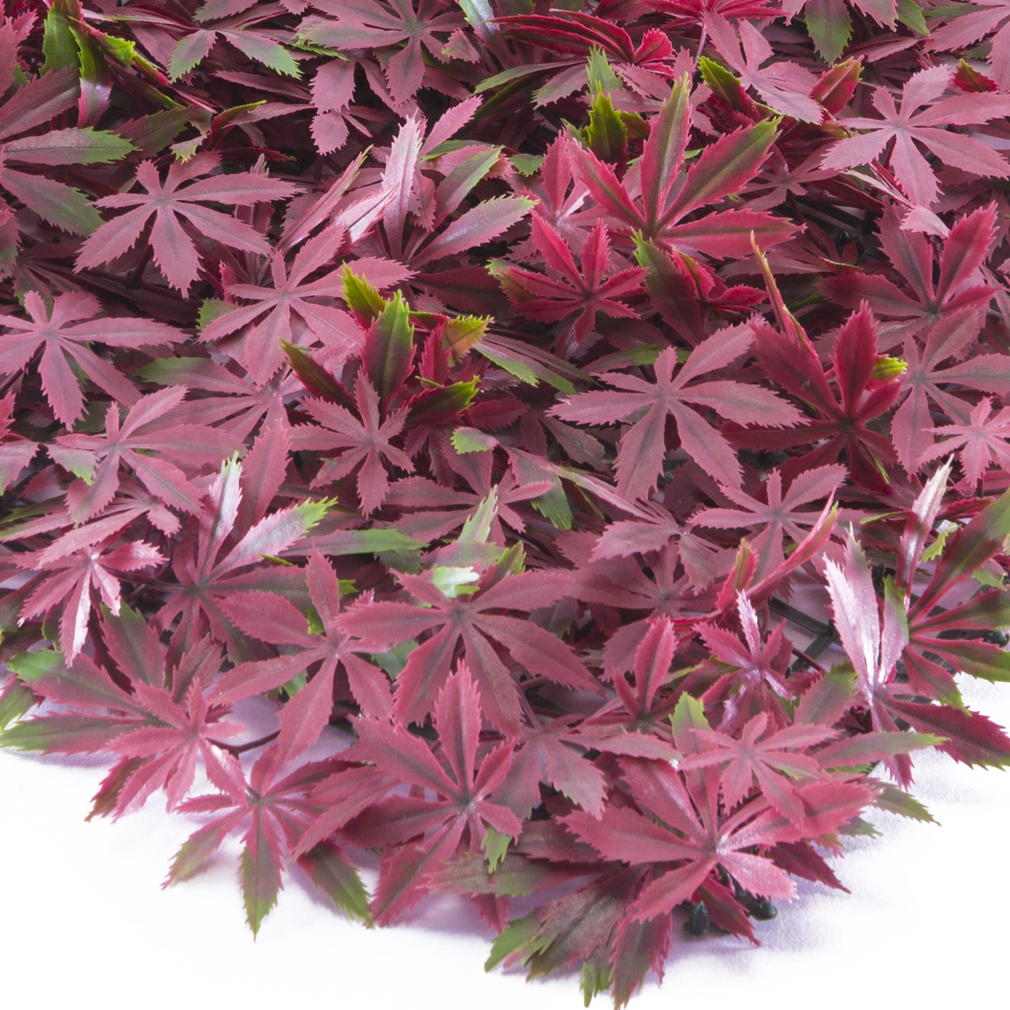 tenax Composite Panel with Artificial Leaves Type Red Maple, Divy Panel Arce 0.5x0.5m for Vertical Garden Wall Decoration - Image 4