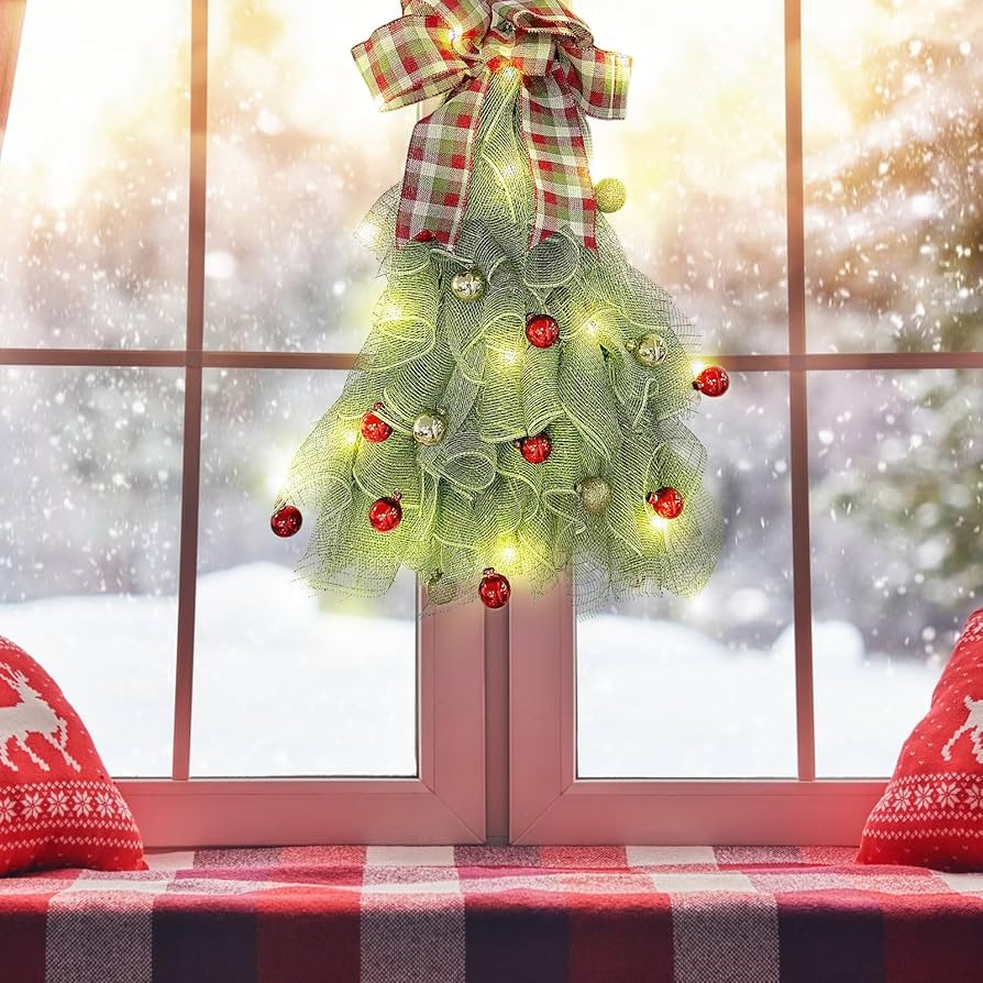 Amazon｜19.75インチのクリスマスリース、玄関、ファームハウス