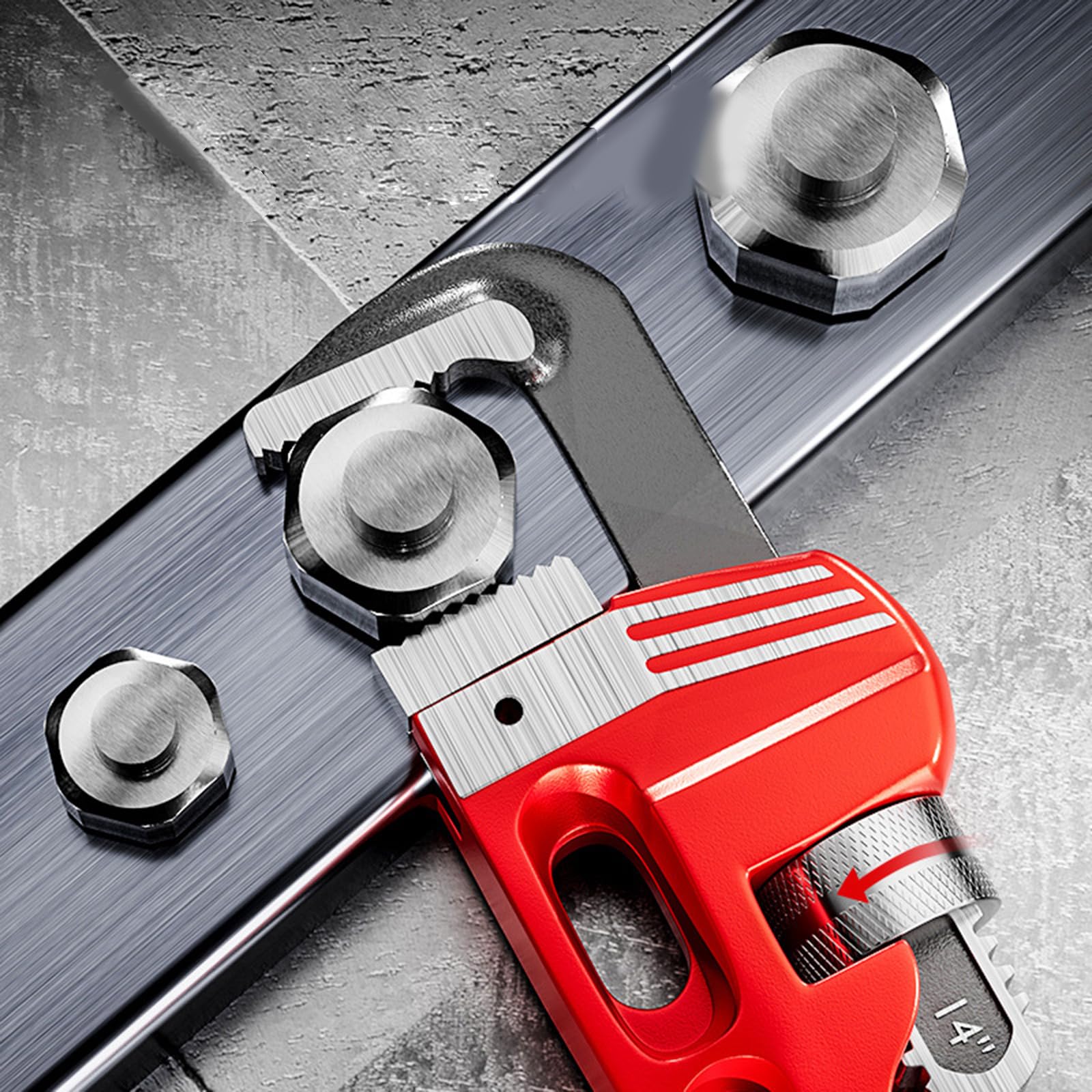 Wytrzymały klucz do rur prostych – regulowany klucz hydrauliczny zapewniający bezpieczny chwyt i maksymalny moment obrotowy