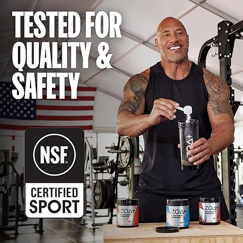 Miniatura 5 de ZOA + Paquete de polvo y botella agitadora para antes del entrenamiento, ponche de frutas