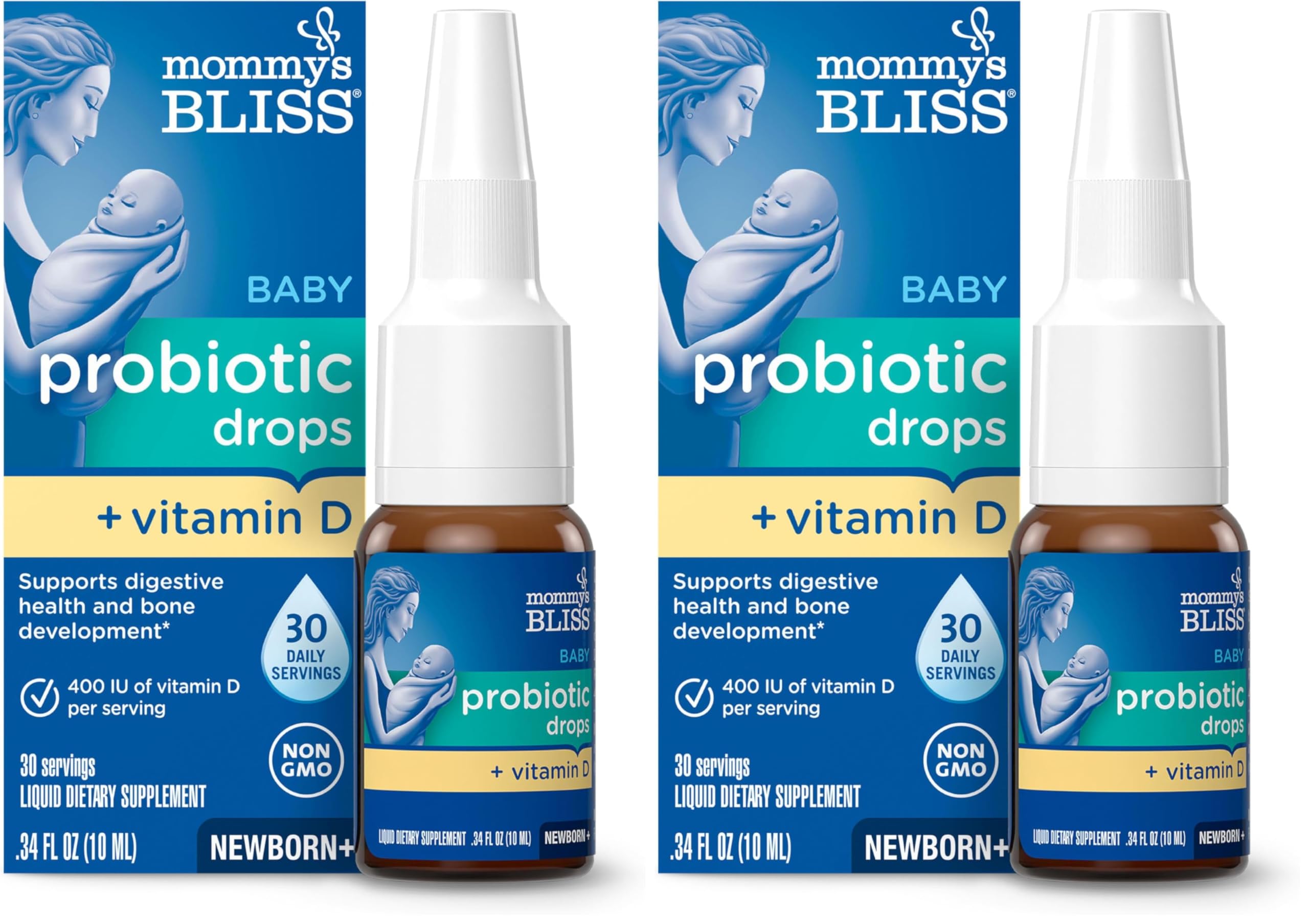 Mommy's Bliss Probiotic + Vitamin D Drops