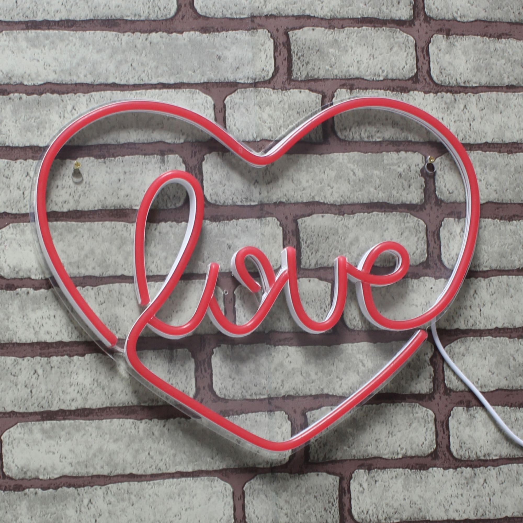 Amazon.co.jp: ADVPRO Love in The Heart Flex シリコン LED ネオン