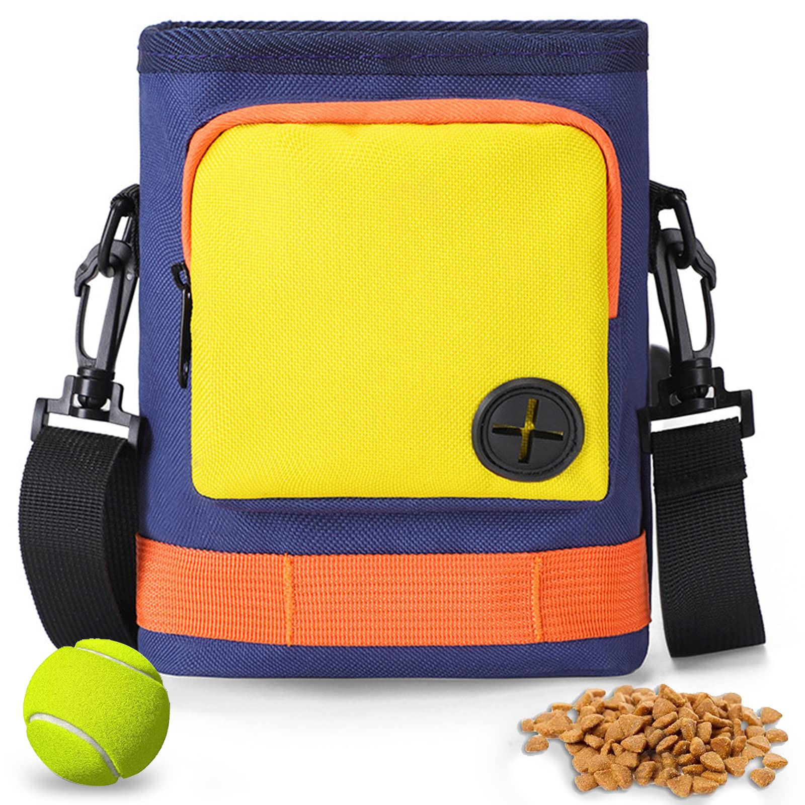 Borsa Addestramento Cani 2-in-1 Con Sacchetto In Silicone - Multifunzionale, Regolabile, Per Snack E Accessori - Foto 4