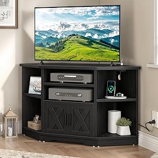 12 Small Living Room Ideas With TV for Smart Practical Layouts 30 YITAHOME Corner TV Stands for Living Room, Black Entertainment Center wi...