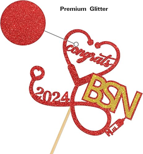 Miniatura 3 de Felicidades BSN - Decoración para tartas, fiesta de graduación de enfermera, decoración para tartas, felicitaciones, enfermera, futura enfermera,