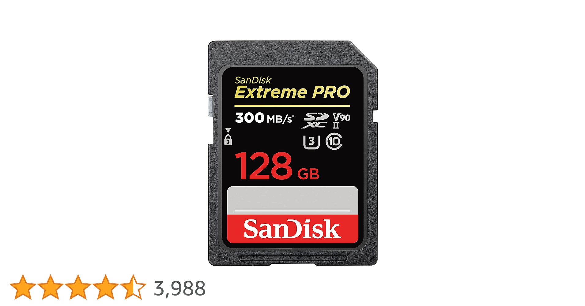 SanDisk Extreme PRO SDXC UHS-Ⅱ カード 128GB SanDisk 128GB Extreme PRO SDXC UHS-II Memory Card - C10, U3