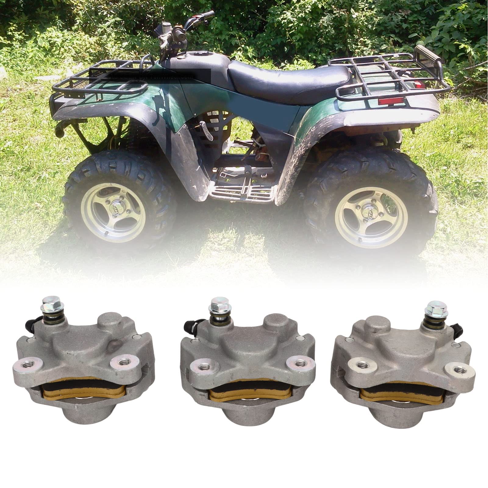 Pinzas de Freno, para Arctic Cat ATV 250 300 375 400 454 500 3 Uds 0402 010 Delantero Izquierdo Derecho Trasero Fuerte Potencia