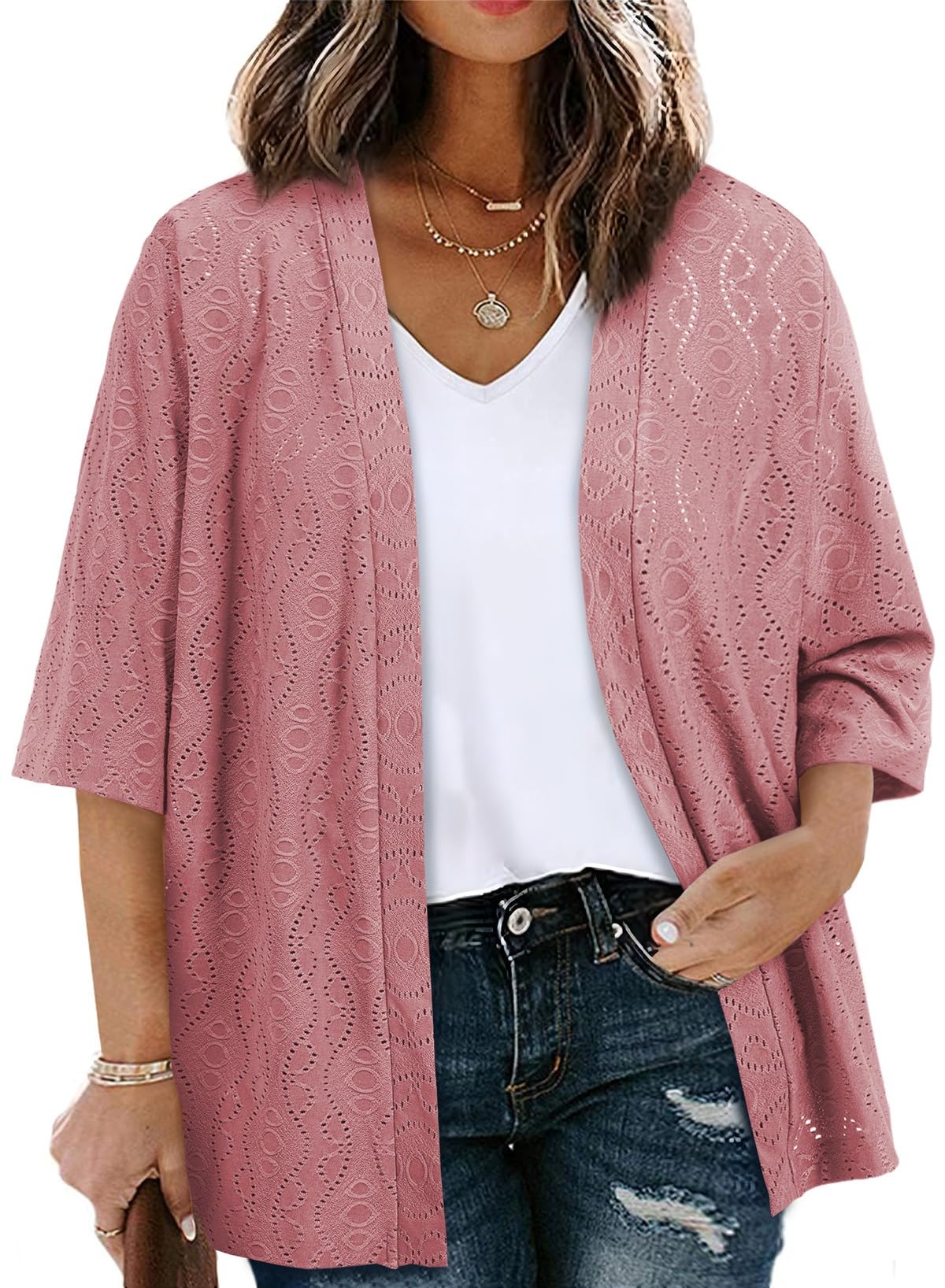 Eytino Womens Plus Size Cardigan