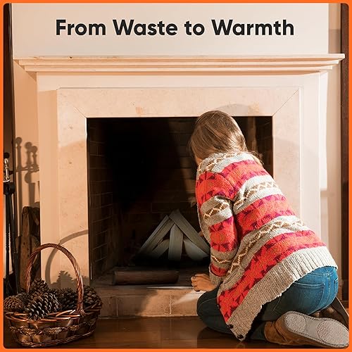 Miniatura 6 de Allen's - Madera natural para leñar  Caja de 40 libras de palos de inicio de fuego secados al horno para fogatas, estufas de leña y barbacoa  Fogata