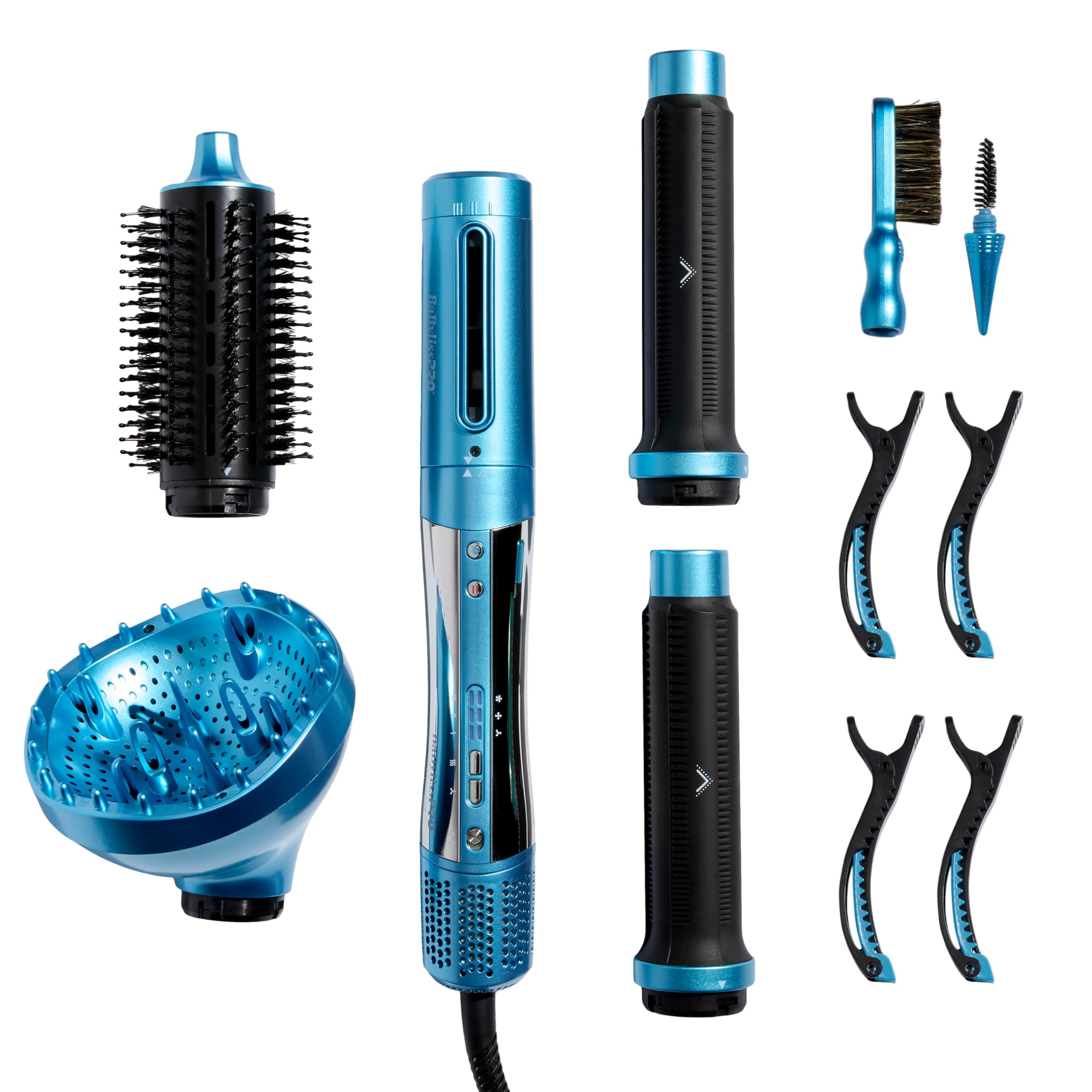 Photo 1 of BaBylissPRO The Style/Switch 5-in-1 Air Styling and Drying System, Ionic Lightweight Multi-Styler Hot Air Styler for Curly and Coily Hair Types