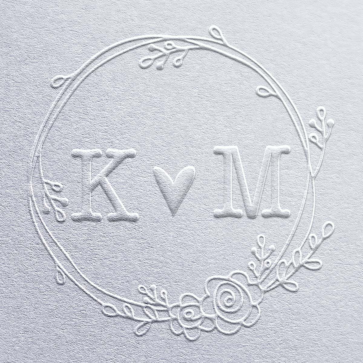 Personalized Monogram Embosser - 9 Designs to Choose from! Wedding & Couple Name Embosser
