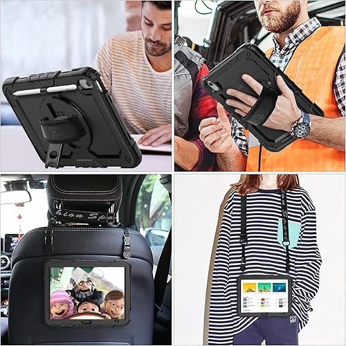 Miniatura 112 de SEYMAC stock Funda para iPad (A16) de 11ª/10ª generación de 11/10.9 pulgadas 2025/2022, funda de protección contra caídas de cuerpo completo