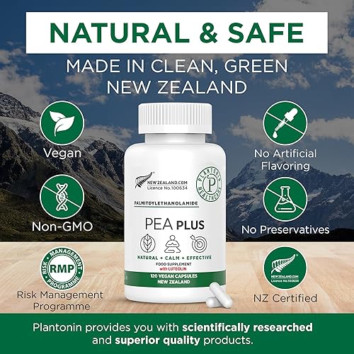 Miniatura 4 de Pea Plus Nootropic-Palmitoyletanolamida (60 cápsulas)-Promueve una respuesta inflamatoria saludable apoya el manejo del dolor en las
