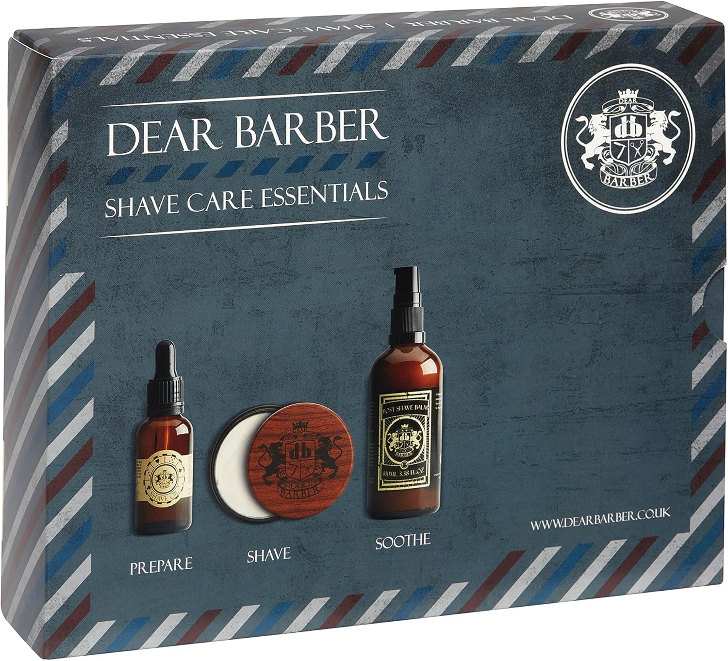 Dear Barber Ensemble Cadeau Essentiels de Soin du Rasage 30ml 100ml