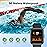 Fitness Tracker Watch with Heart Rate Monitor, Large Screen Activity Tracker with Pedometer, Sleep Monitor, Calories & Step Counter, 5ATM Waterproof Smart Watch for Women Men Fitness Watch for Sports
