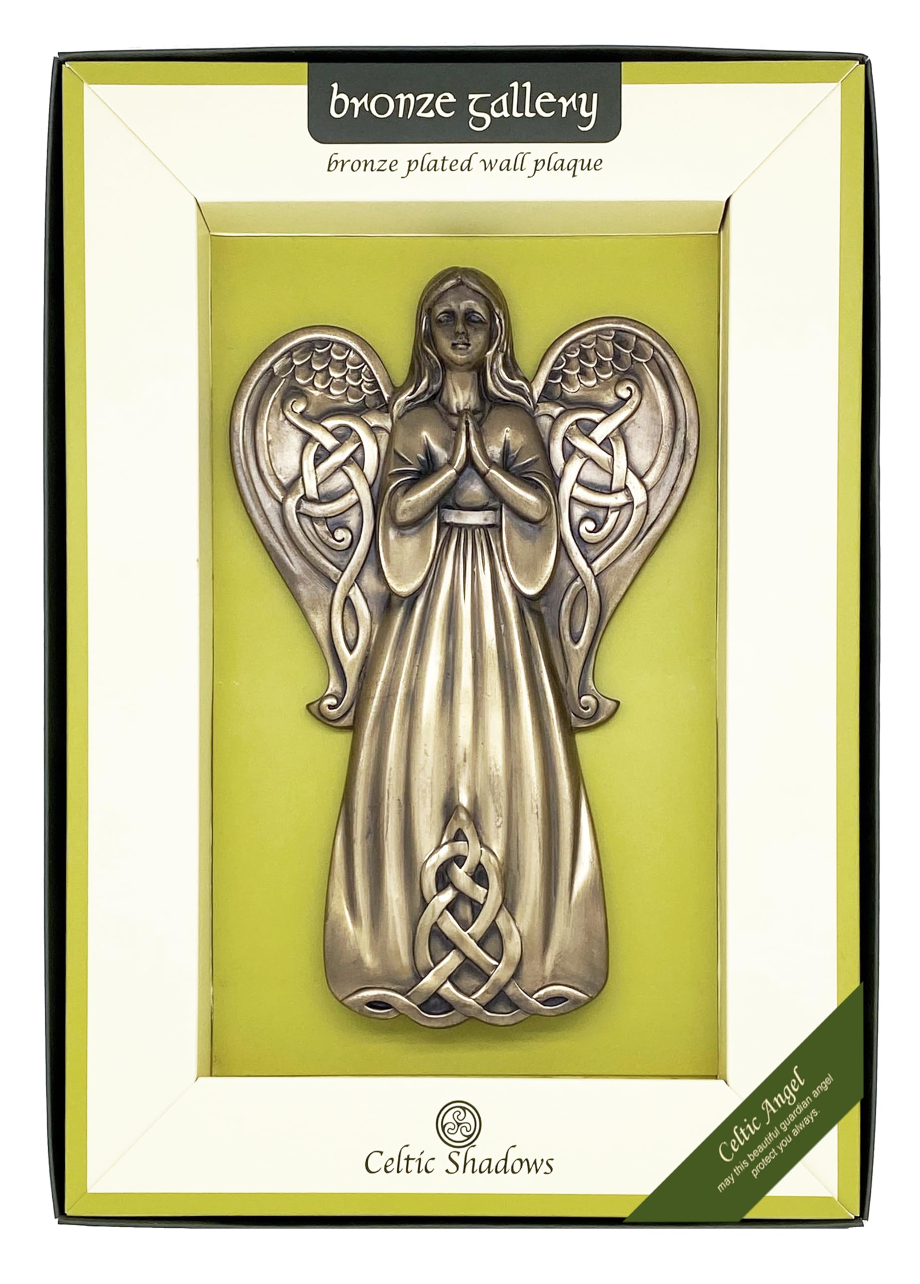 Royal Tara Bronze Angel Souvenir Memory Figurines Housewarming Handcrafted Decor W 5.11" x H 8.26"