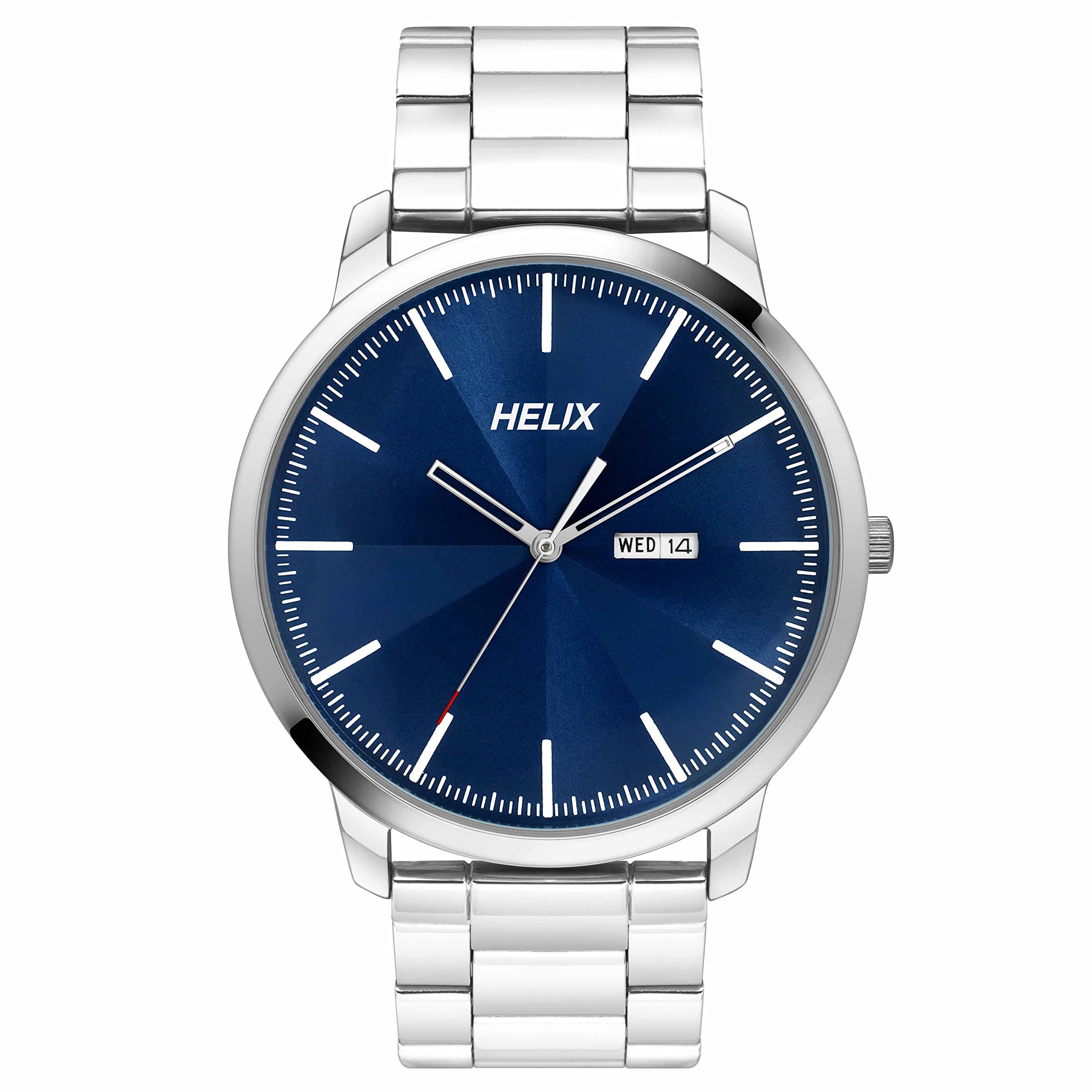 Helix Analog Blue Dial Mens Watch - TW039HG14 (B0BQY53FXF) Amazon Price History, Amazon Price Tracker
