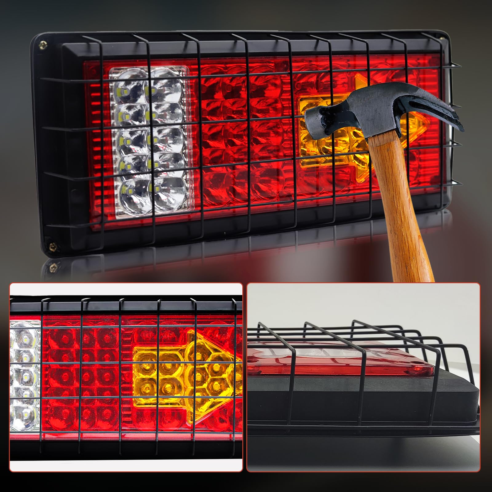Luci Posteriori per Camion (Arrow Square 12V)