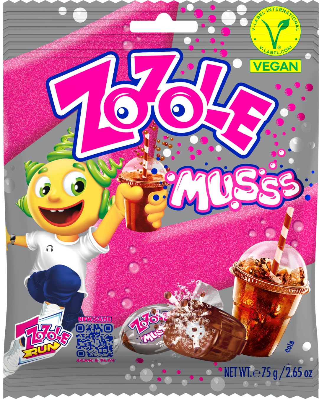 Amazon.com : Mieszko Zozole (5 - PACK (5x75g), Fizzzy Candies Cola