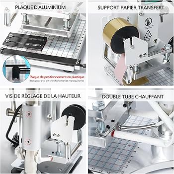 Amazon.com: ZONESUN ZS90 8X10 Manual Leather Brass Mold Hot Foil