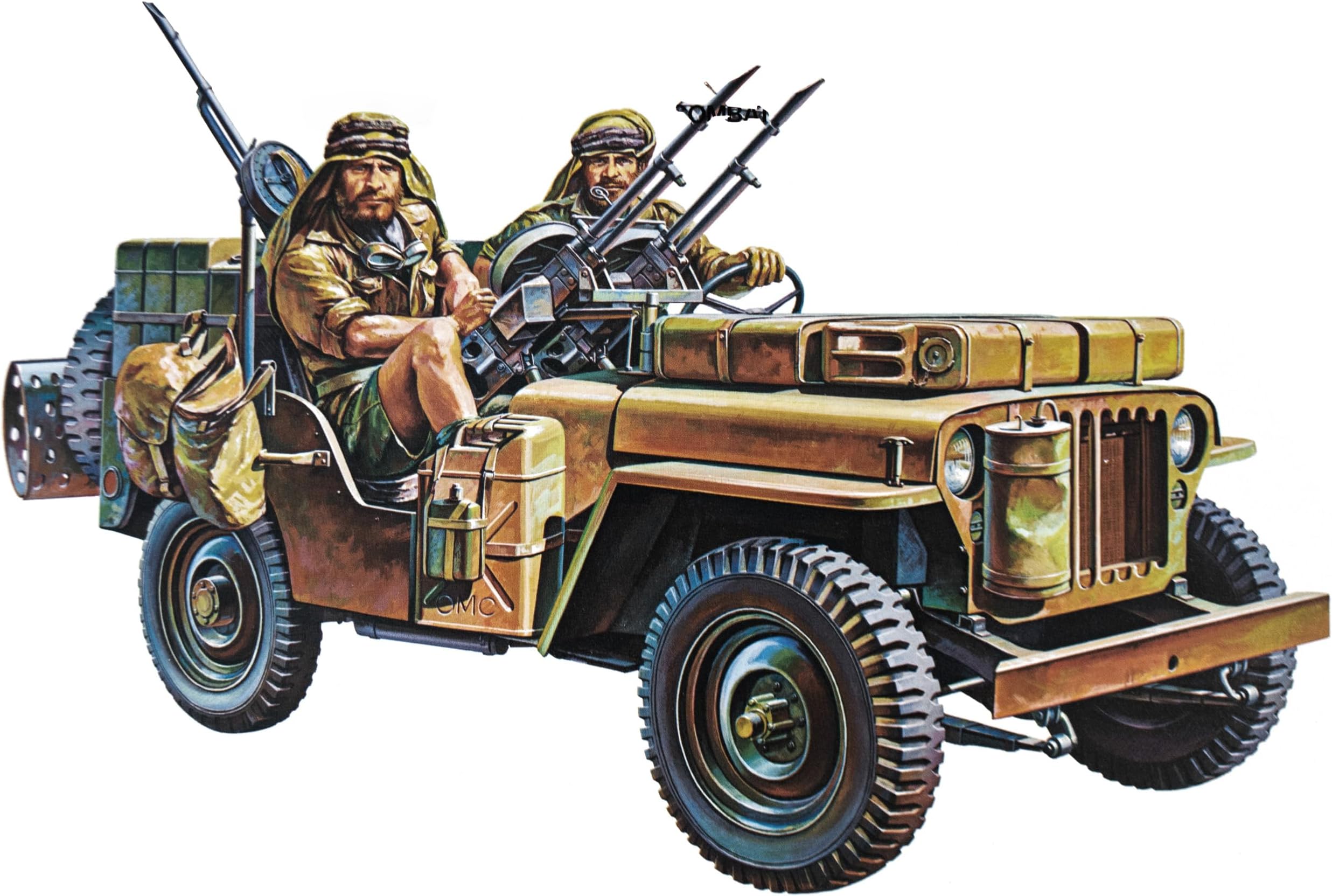 British SAS Jeep - 1:35 Plastic Model Kit 35033