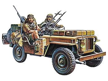 1/35 イギリス軍デビットスターリング中佐率いるSASジープ チーム 1/35 イギリス軍デビットスターリング中佐率いるSASジープ