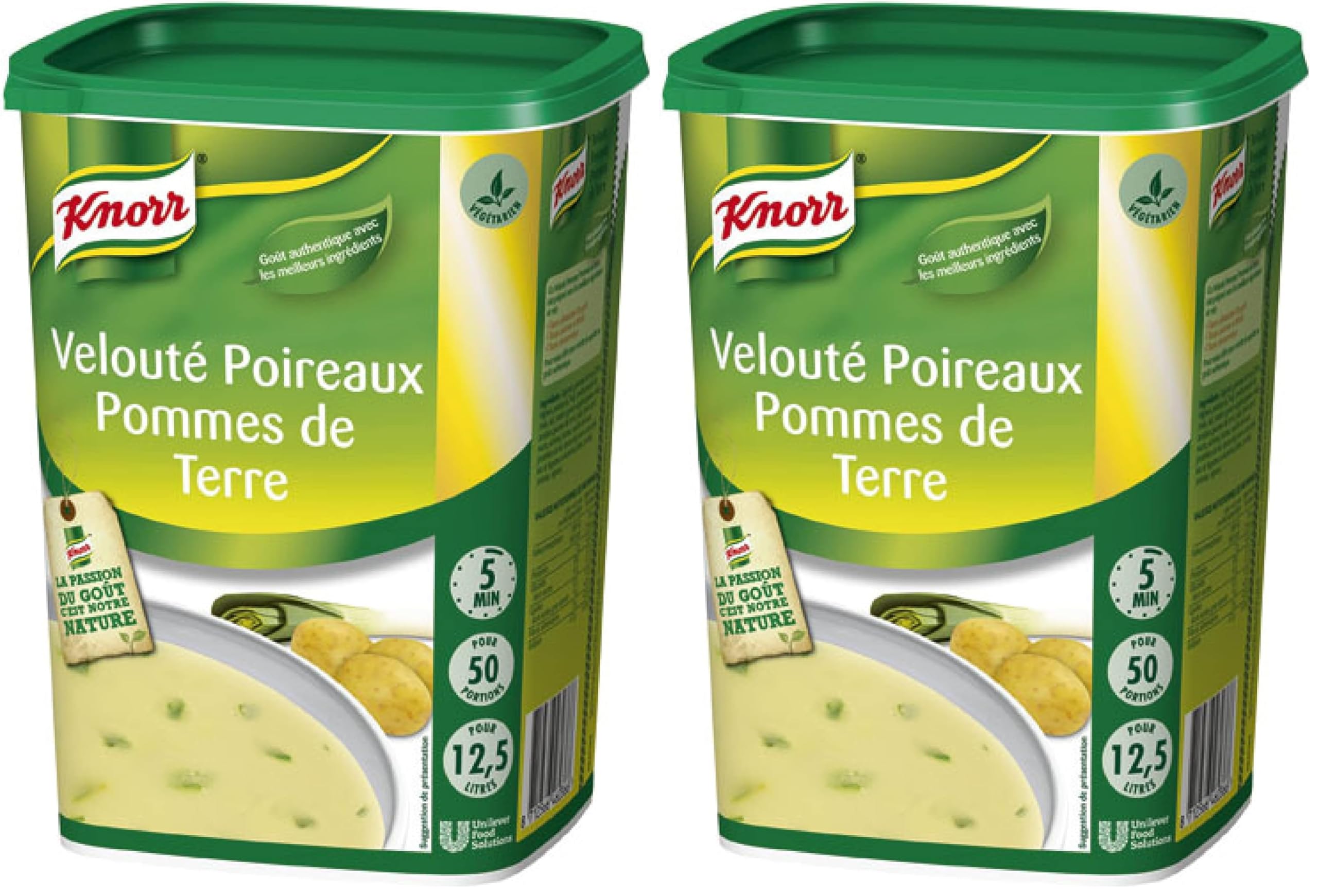 Knorr Professional Knorr Velouté Poireaux & Pomme de Terre 815g 50 portions (Lot de 2)