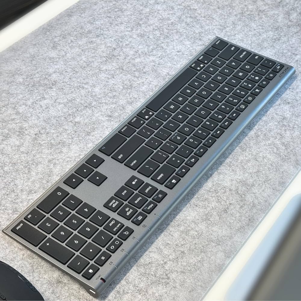 Amazon | MACALLY ワイヤレス Bluetooth キーボード Mac対応 Mac