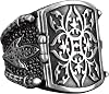 925 Sterling Silver Mens Ring - Hidden Poison Box Ring - Secret Box Ring