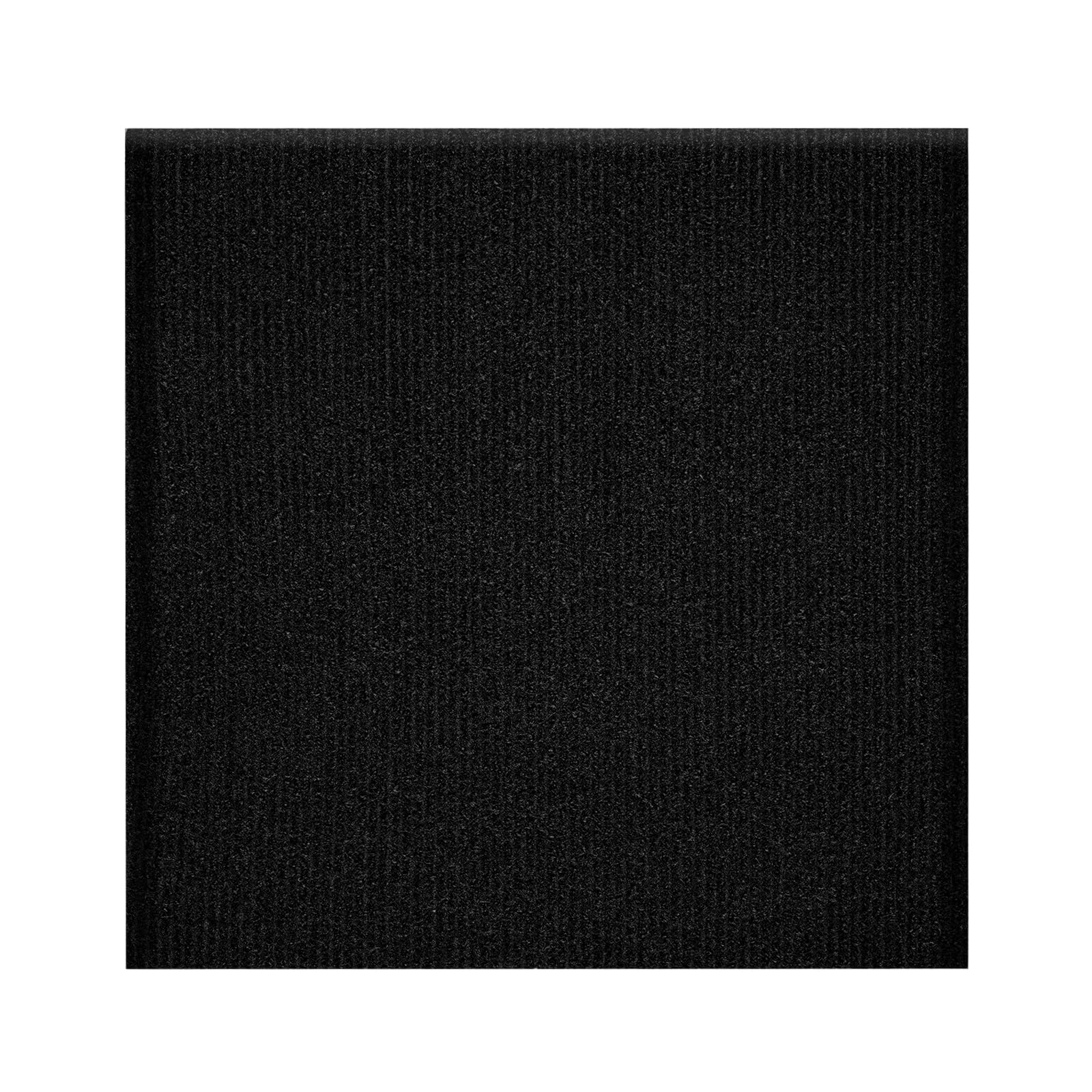 Condition photo showing New/Like New for Carpet Tiles Peel and Stick, Self Adhesive Carpet Floor Tile 24" x 24", Black Soft Padded Flooring Sticker, Home Decor for Bedroom Living Room Office, 10 Tiles per Box