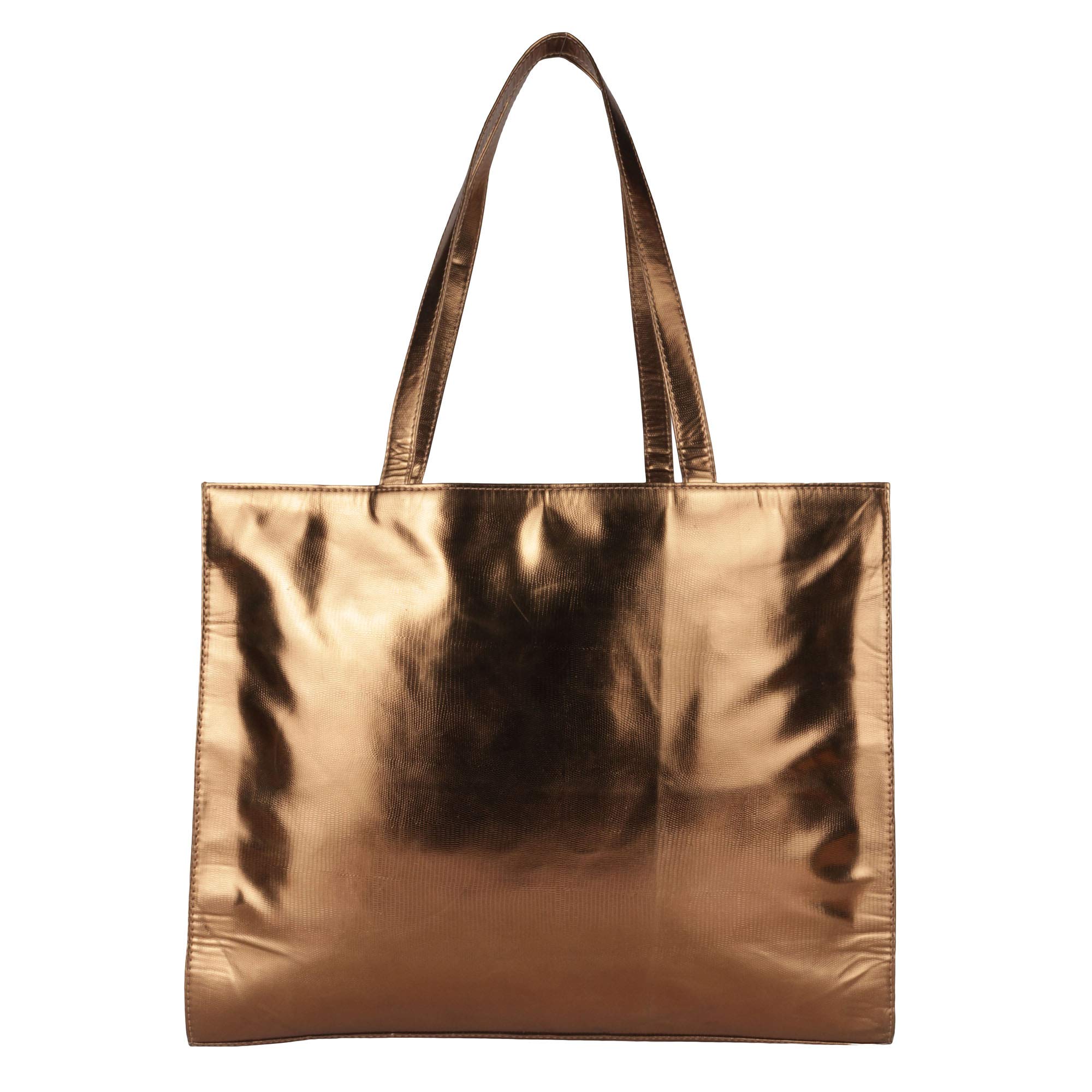 Antin Womens Trendy Stylish Copper Golden Tote Bag (B08M9175YB) Amazon Price History, Amazon Price Tracker