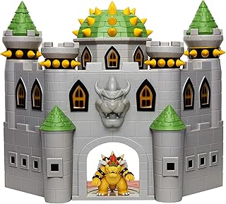 Castillo Super Mario Bowser con figura Bowser