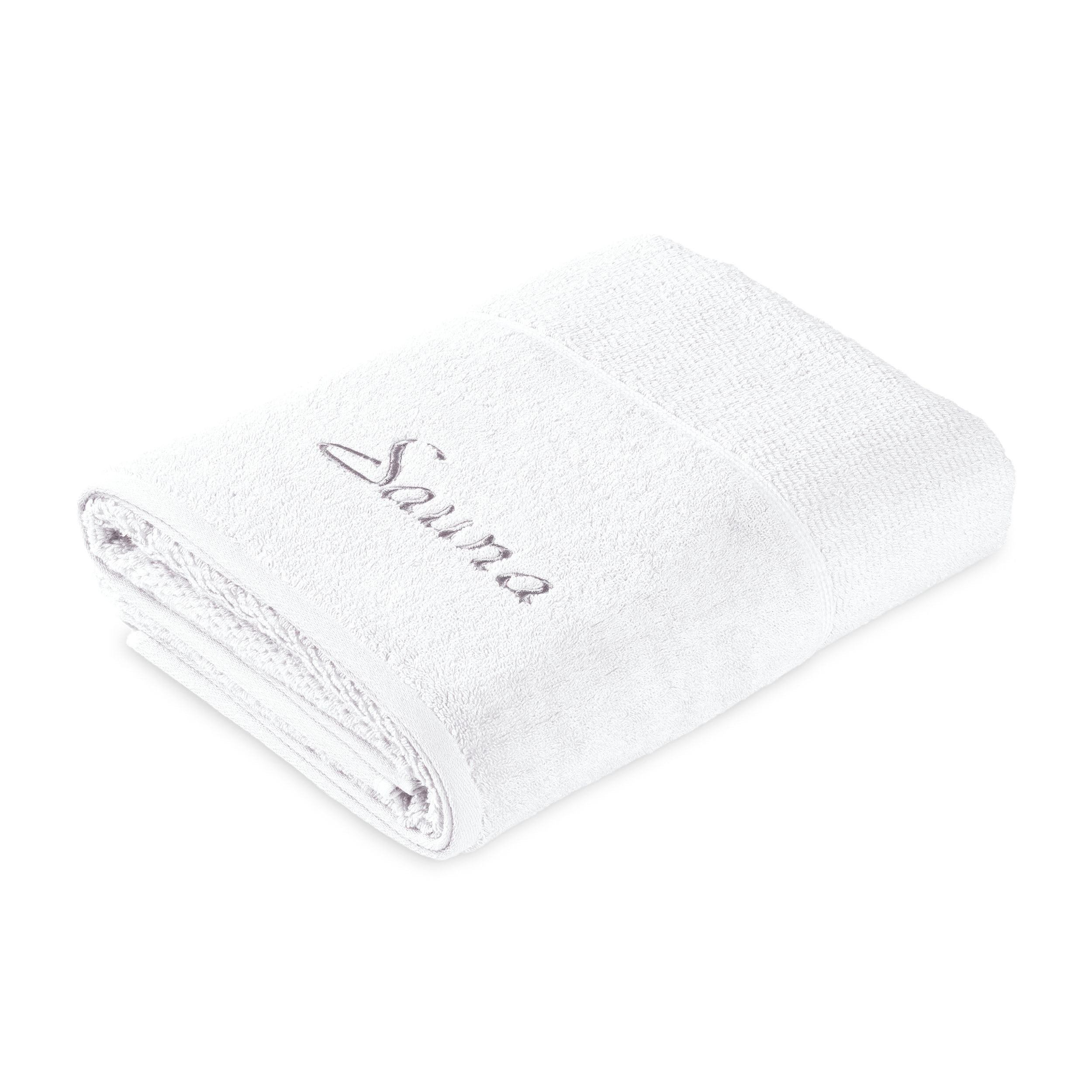Frottana Pearl sauna towel 80 x 200 cm, 100% cotton, weiß