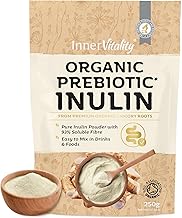 Organic Inulin Powder - 250g Prebiotic Fibre for Gut Health, Natural High Strength Fibre Supplement by Inner Vitality