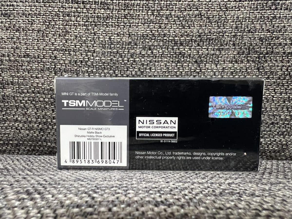 Amazon.co.jp: MINI GT 164 日産 GT-R NISMO GT3 マットブラック 静岡
